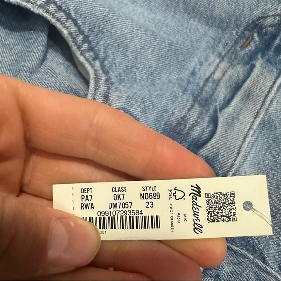 Madewell The Curvy '90s Straight Jean revoir wash - Picture 6 of 6